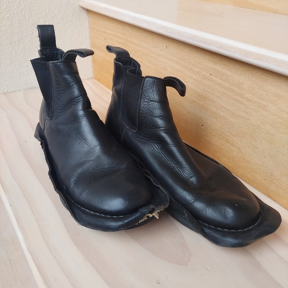 Comme des Garcons Black deconstructed pull on boots - Picture 6 of 12